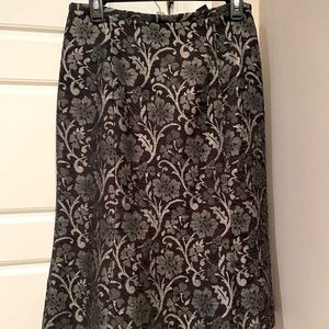 Harolds gray/black formal skirt